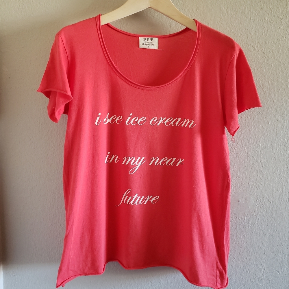 Project Social Pink Ice Cream T-shirt